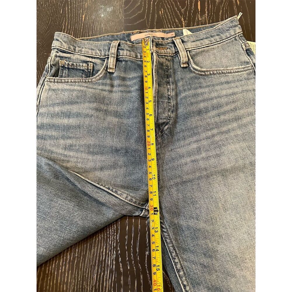 Hudson Faye Hrm Women's Wide-Leg Distressed Jeans Medium Blue Size M - Picture 6 of 15